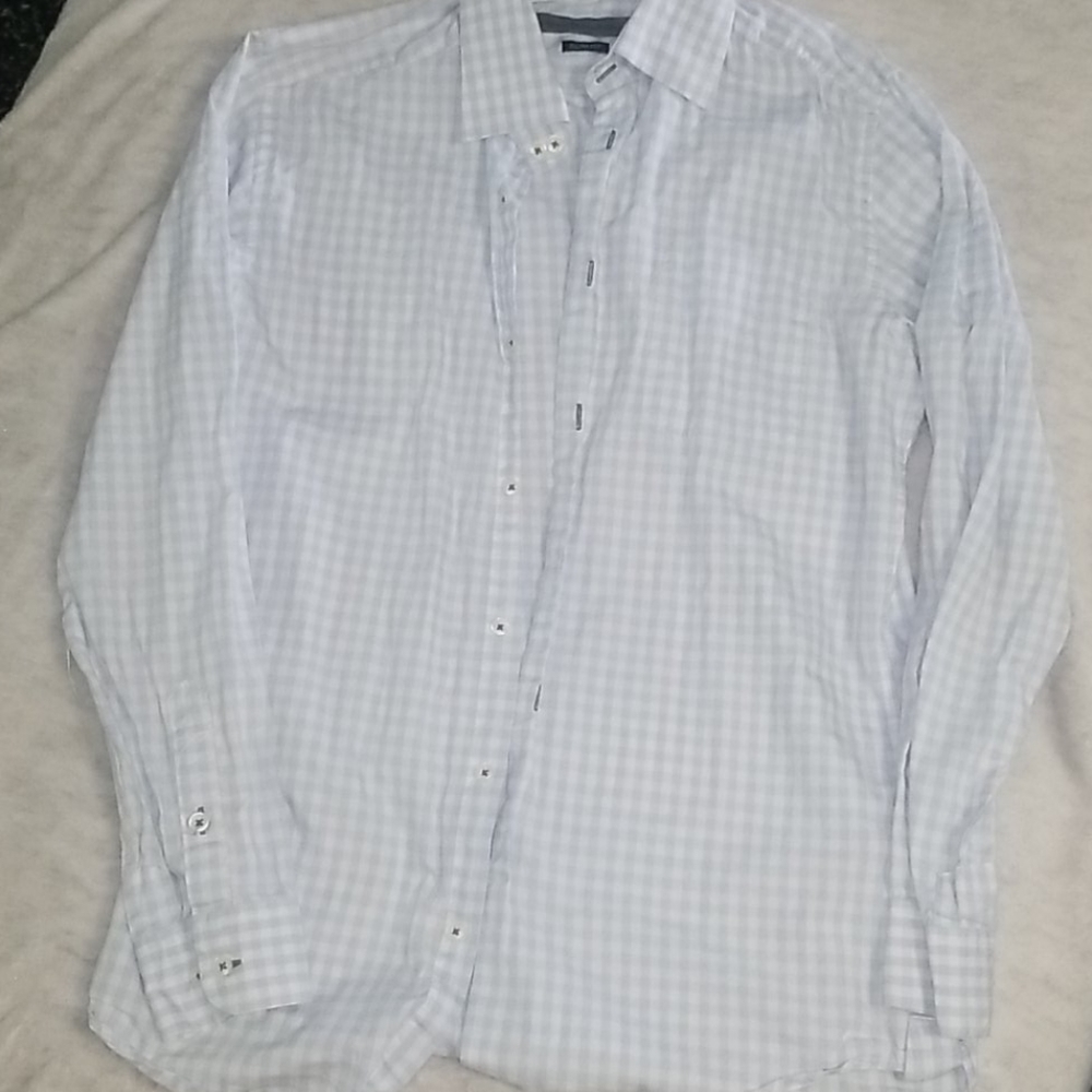 Mens Urban Behaviour Slim Fit Button Up
